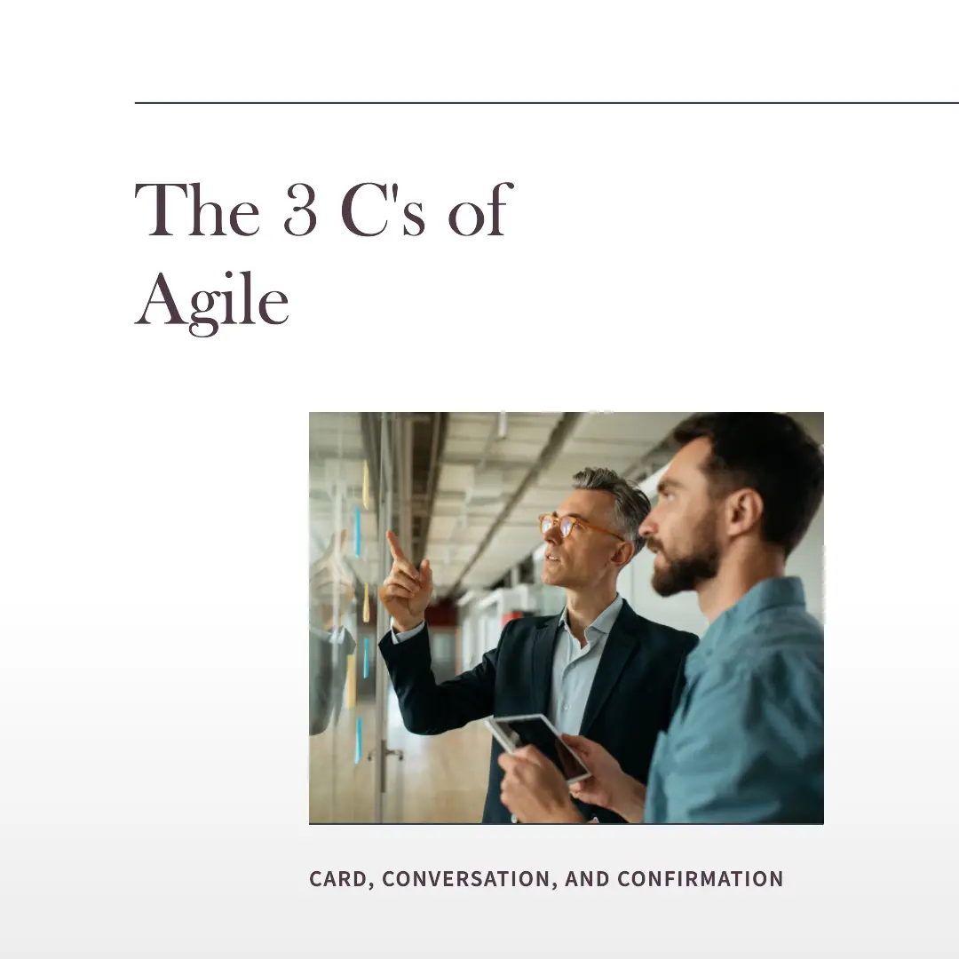 You are currently viewing The 3 C’s of Agile: Card, Conversation, and Confirmation